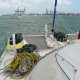 36- Pneus et amarres loues pour la traversee du canal 